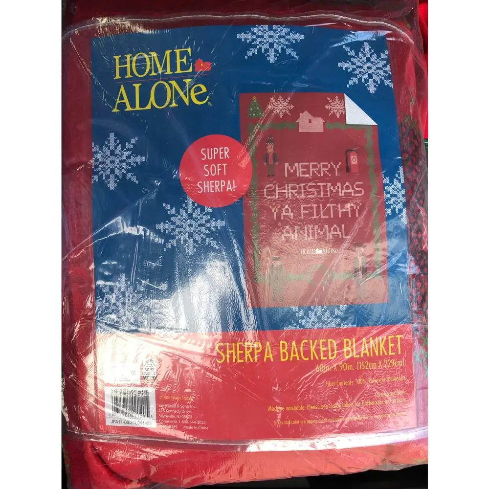 Home Alone Plush Blanket